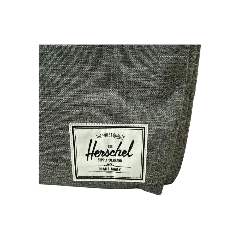 Herschel Classic XL Backpack Raven Crosshatch Gray Laptop School Travel Bag